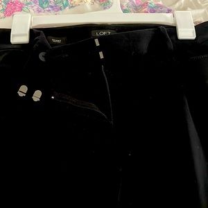 Ann Taylor loft skinny black pants sz 6 excellent gently worn condition